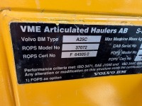 VOLVO A25C 6X6 ARTICULATED DUMP TRUCK - 32