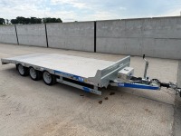 DALE KANE 16FT X 6FT6" TRI AXLE BEAVERTAIL PLANT TRAILER - 2
