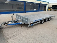 DALE KANE 16FT X 6FT6" TRI AXLE BEAVERTAIL PLANT TRAILER - 5