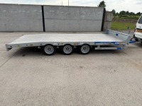 DALE KANE 16FT X 6FT6" TRI AXLE BEAVERTAIL PLANT TRAILER - 11