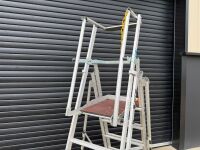 BOSS ALUMINIUM TELESCOPIC PLATFORM LADDER - 2