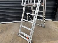 BOSS ALUMINIUM TELESCOPIC PLATFORM LADDER - 3