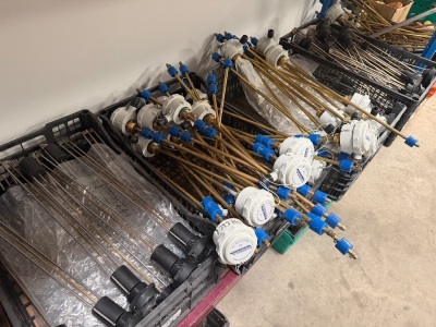 LOT TO INC. APPROX. 9No. CRATES OF TEMPERATURE GAUAGES, SWITCHES, FUEL GAUGES ETC TO SUIT CATERPILLAR EQUIPMENT