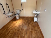 APPROX. 10ft x 8ft UNUSED ANTI VANDAL OPEN PLAN DISABLED TOILET - 9