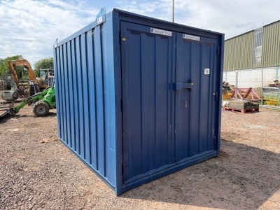 APPROX. 10ft x 8ft UNUSED ANTI VANDAL STORAGE CONTAINER