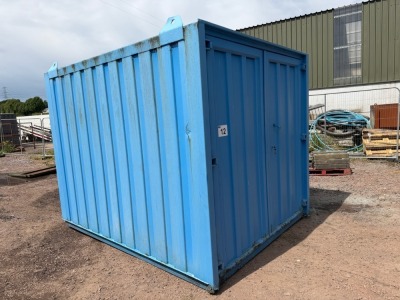 APPROX. 10ft x 8ft ANTI VANDAL STORAGE CONTAINER