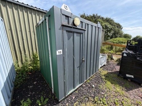 APPROX. 8ft x 6ft ANTI VANDAL OPEN PLAN SITE OFFICE