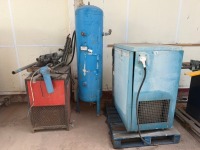 COMPAIR BROOMWADE 6000E 3 PHASE SCREW COMPRESSOR, AIR DRYER & 340lt AIR TANK