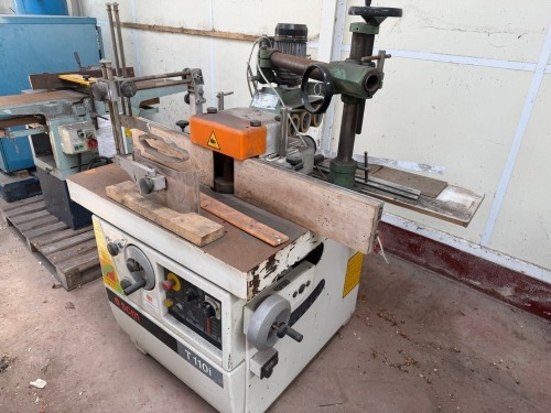 SCM T110i 3 PHASE SPINDLE MOULDER & FEEDER