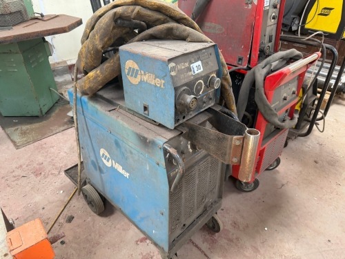 MILLER BLU/PAC 35 3 PHASE MIG WELDER & POWER FEED
