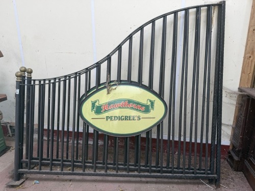 3No. APPROX. 2500mm x 2200mm METAL DECRATIVE RAILINGS