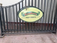 3No. APPROX. 2500mm x 2200mm METAL DECRATIVE RAILINGS - 3
