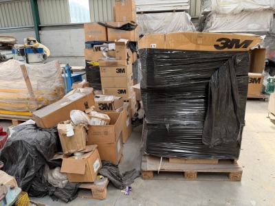 APPROX. 6No. PALLETS OF UNUSED TAPE, FILTERS, 2 LAYER COMPRESSION SYSTEM