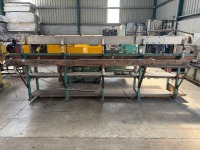 APPROX. 14ft x 3ft PLASTICS ANCILLARY ENG CO AUTO DROP TRAY
