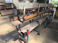 APPROX. 14ft x 3ft PLASTICS ANCILLARY ENG CO AUTO DROP TRAY - 8