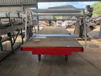 APPROX. 12ft x 4ft 110v MOBILE CUTTING TABLE - 2