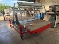 APPROX. 12ft x 4ft 110v MOBILE CUTTING TABLE - 3