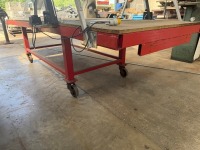 APPROX. 12ft x 4ft 110v MOBILE CUTTING TABLE - 4