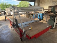 APPROX. 12ft x 4ft 110v MOBILE CUTTING TABLE - 5