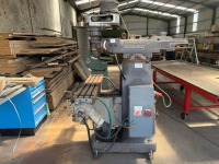 BRIDGEPORT 3 PHASE OVER HEAD MILLING MACHINE - 15