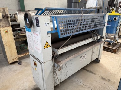 OSAMA S2R-1300 3 PHASE AUTOMATIC 2 ROLLER GLUING MACHINE