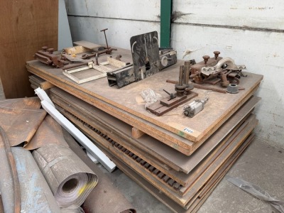 ASSORTED TIMBER & MACHINE PARTS