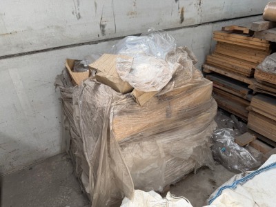 PALLET TO INC. UNUSED 8" x 42" CLEAR PLASTIC BAGS