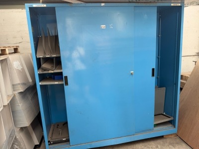 LISTA METAL DOUBLE SLIDING DOOR STORAGE CABINET 2000mm x 2050mm x 580mm