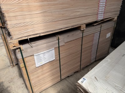 APPROX. 24No UNUSED OAK DOORS 2100mm x 880mm