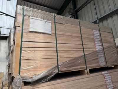 APPROX. 22No UNUSED OAK DOORS 2100mm x 880mm