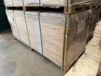 APPROX. 24No UNUSED OAK DOORS 2100mm x 880mm