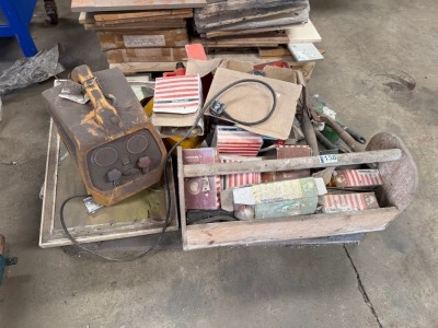 PALLET LOT TO INC. MISC ITEMS, DUMPY LEVELS, ETC