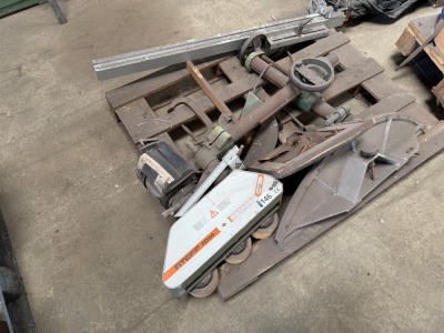PALLET TO INC. MACHINE PARTS, FEED ROLLER