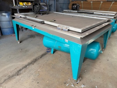 APPROX. 8ft x 5ft AIR PRESS TABLE