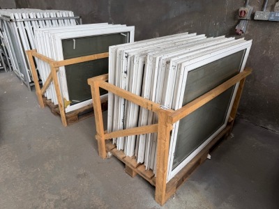 2No. CRATES OF ASSORTED WINDOWS