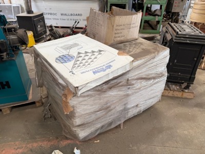 PALLET TO INC. UNUSED SPRAYBOOTH FILTERS