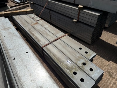 APPROX. 30No. VARIOUS LENGTHS GALVANISED CHANNEL 150mm