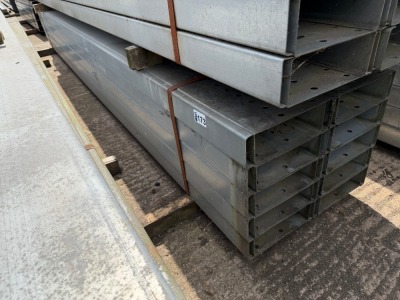 APPROX. 20No. LENGTHS GALVANISED CHANNEL 3900mm x 250mm x 90mm