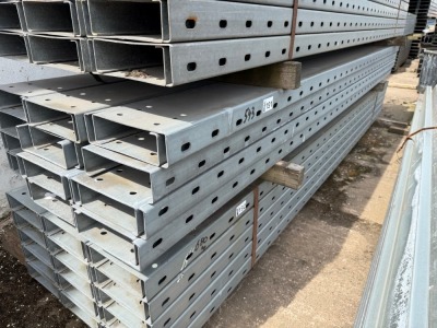 APPROX. 25No. LENGTHS GALVANISED CHANNEL 3300mm x 200mm x 65mm