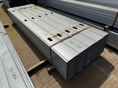 APPROX. 70No. LENGTHS GALVANISED CHANNEL 2740mm x 150mm