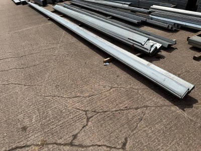 APPROX. 16No. LENGTHS 11700mm x 140mm GALVANISED Z-CHANNEL