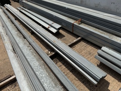 APPROX. 9No. LENGTHS 6000mm x 120mm GALVANISED Z-CHANNEL