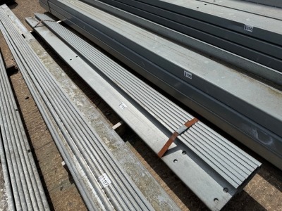 APPROX. 16No. LENGTHS 3100mm x 140mm GALVANISED Z-CHANNEL