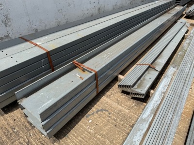 APPROX. 5No. LENGTHS GALVANISED CHANNEL 6000mm x 300mm