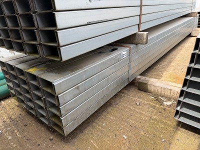 APPROX. 50No. LENGTHS GALVANISED CHANNEL 3500mm x 100mm
