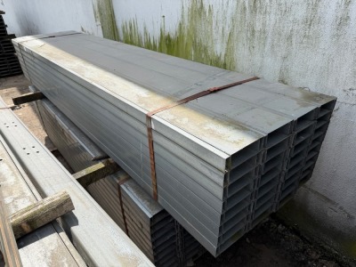 APPROX. 64No. LENGTHS GALVANISED CHANNEL 3000mm x 150mm x 55mm
