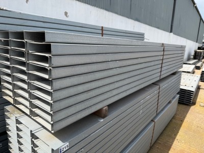 APPROX. 54No. LENGTHS GALVANISED CHANNEL 3125mm x 200mm