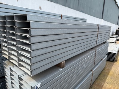 APPROX. 54No. LENGTHS GALVANISED CHANNEL 3125mm x 200mm