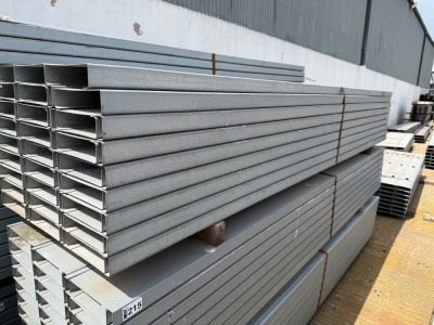 APPROX. 54No. LENGTHS GALVANISED CHANNEL 3125mm x 200mm