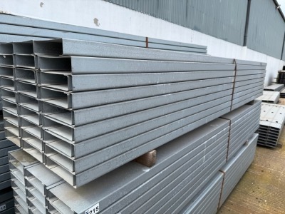 APPROX. 54No. LENGTHS GALVANISED CHANNEL 3125mm x 200mm